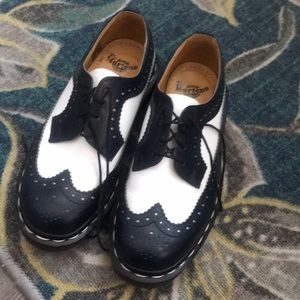 Doc Martin oxfords, made in England.